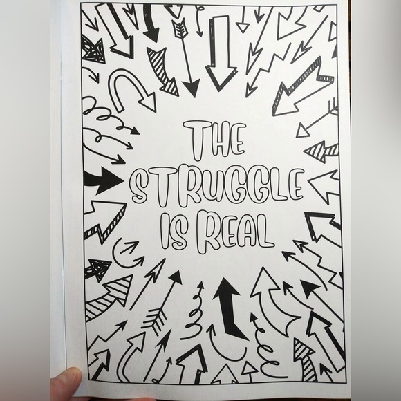 💘 FLUENT IN SARCASM COLORING BOOK 💘 - Picture 3 of 7